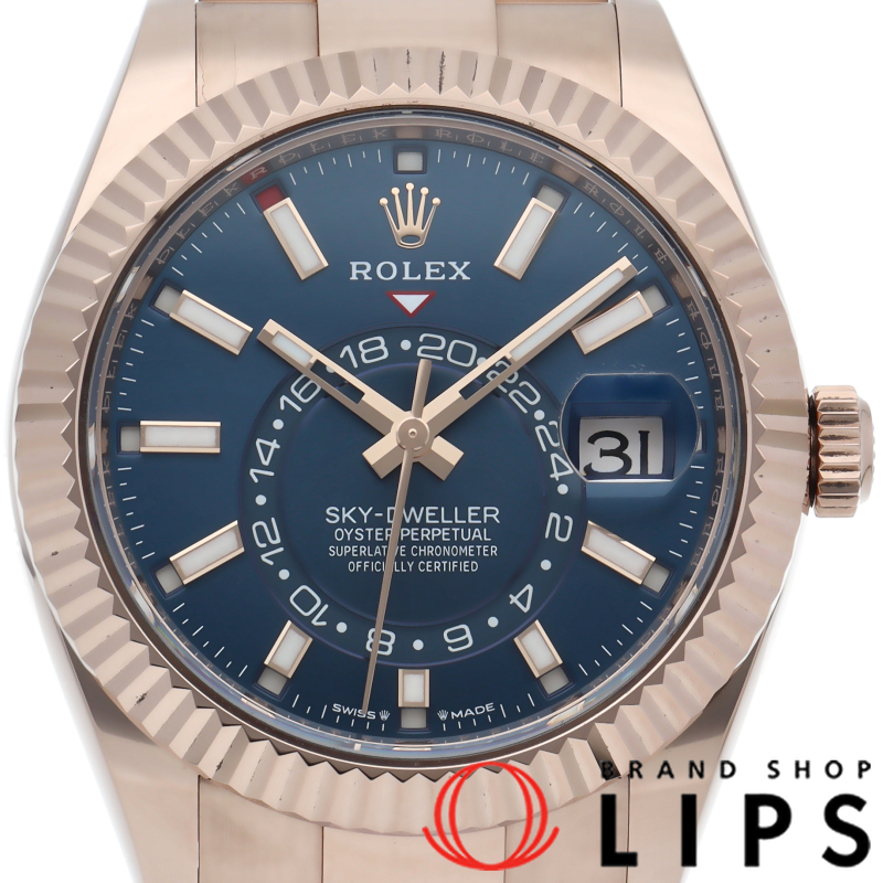 スカイドゥエラー ウォッチ オイスター ブルーグリーン