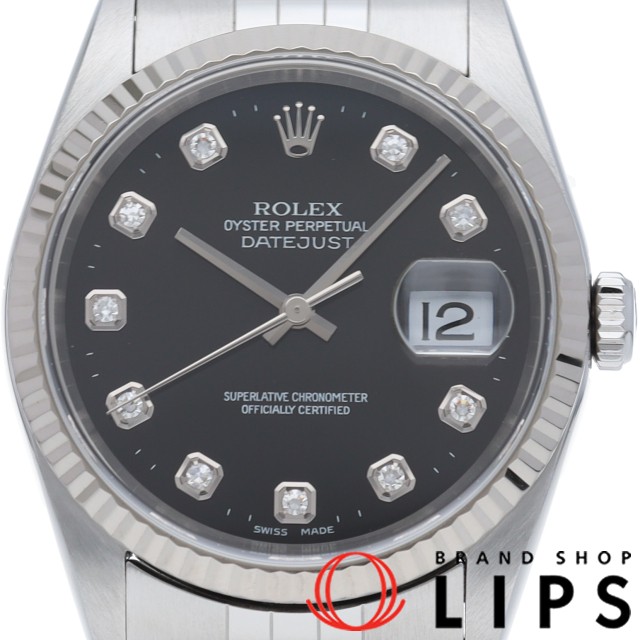 デイトジャスト メンズ時計 10Pダイヤ