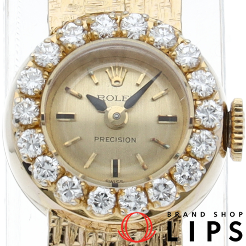 プレシジョン レディース時計 ダイヤベゼル Cal.1400 アンティーク OH済