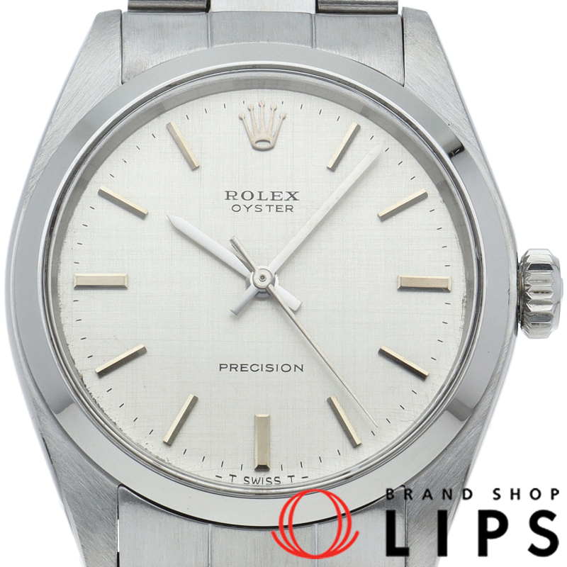 オイスタープレシジョン メンズ時計 手巻 モザイク アンティーク OH済