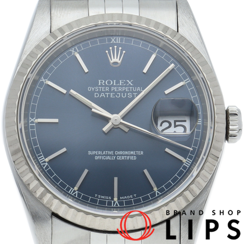 デイトジャスト メンズ時計 ブルー