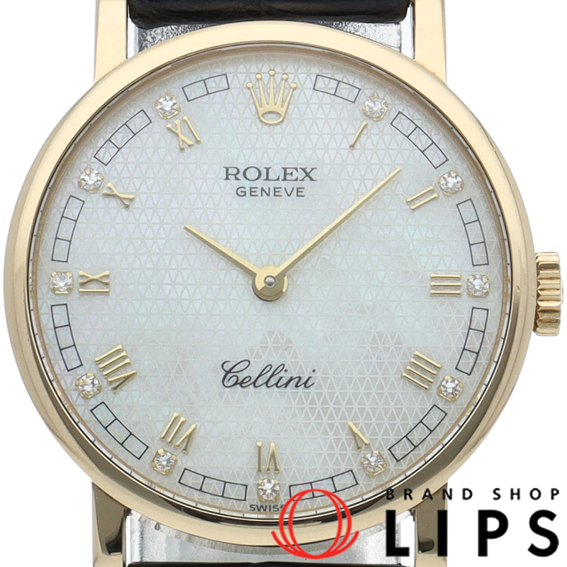 チェリーニ レディース時計 11Pダイヤ シェル