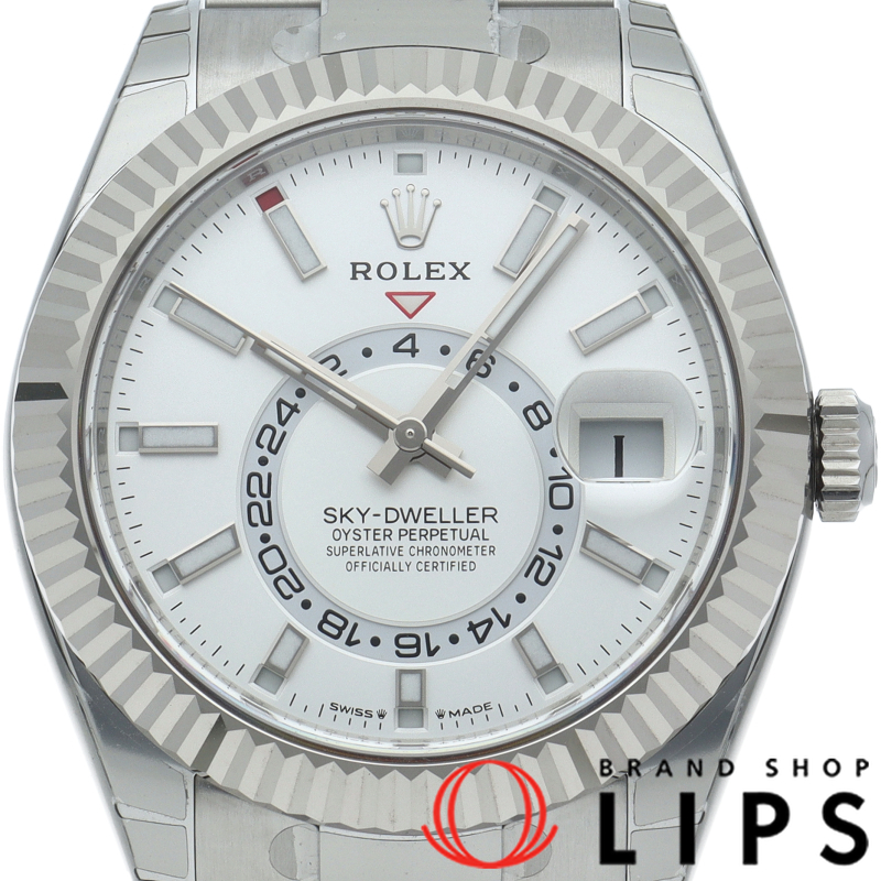 スカイドゥエラー ウォッチ オイスター QRコードシール付