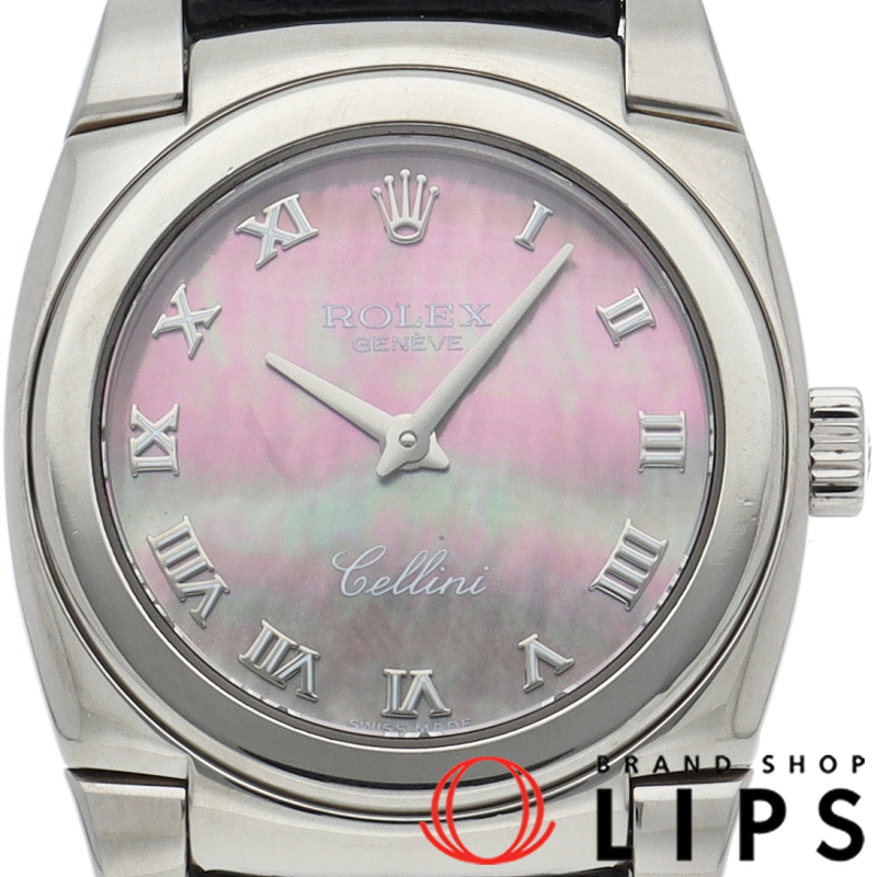 チェリーニ レディース時計 シェル文字盤