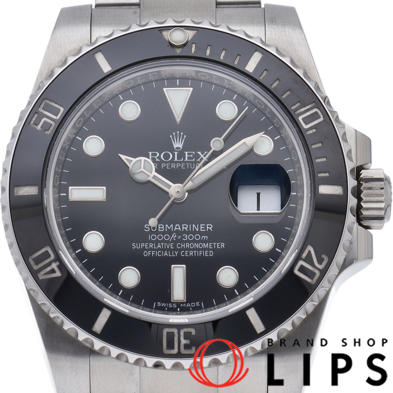 サブマリーナ デイト 鏡面バックル