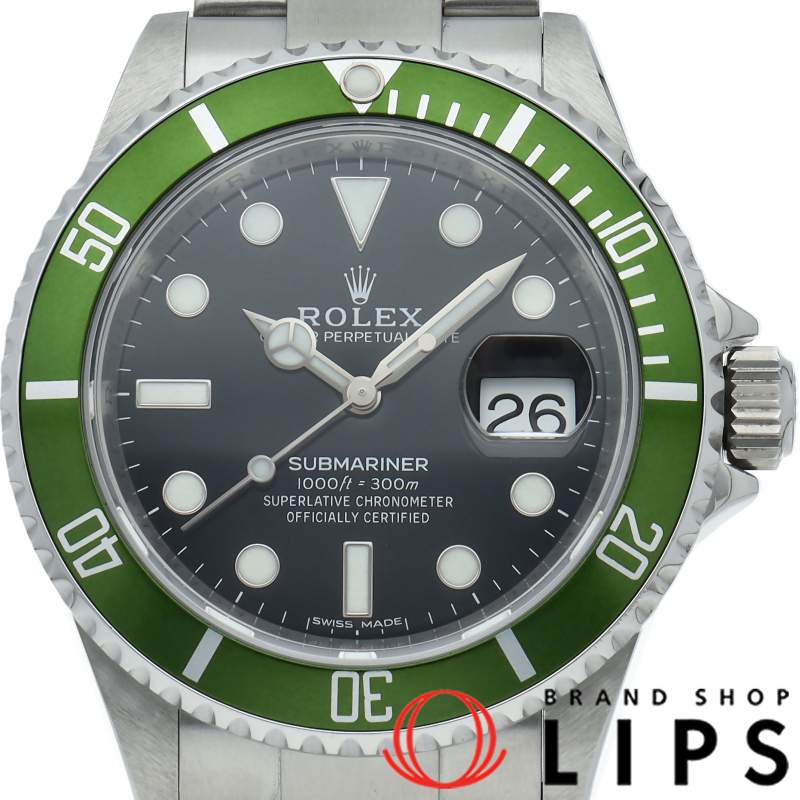 サブマリーナデイト グリーン ファット4 ライムベゼル