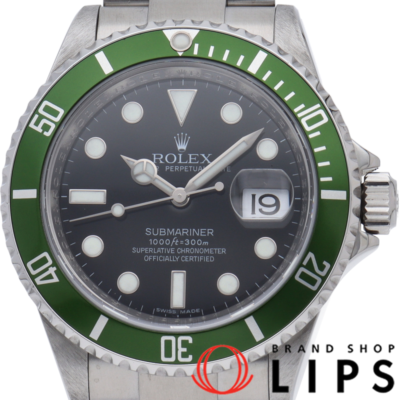 サブマリーナ デイト ルーレット ライムベゼル