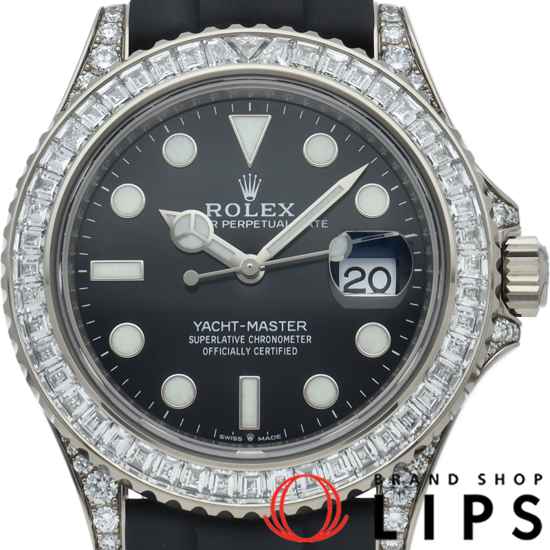 ヨットマスター42 ウォッチ ダイヤベゼル ラグダイヤ