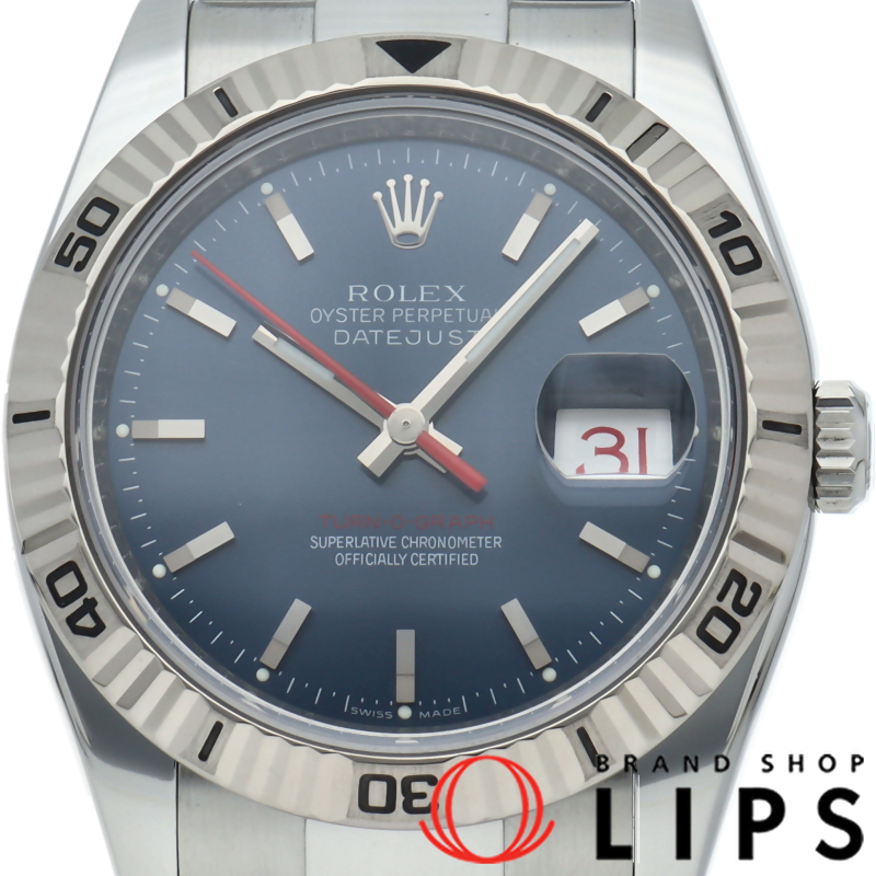 ターノグラフ ウォッチ オイスター ブルー