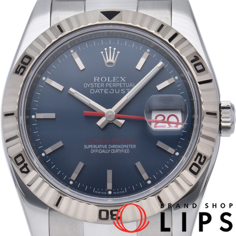 ターノグラフ ウォッチ オイスター ブルー