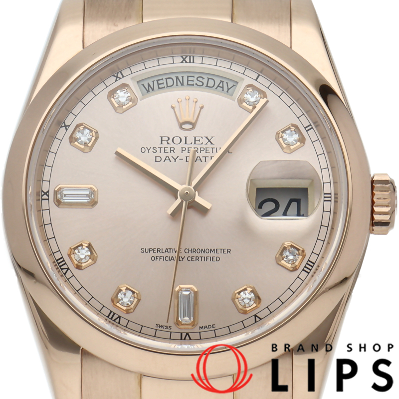 デイデイト ウォッチ 10Pダイヤ OH済