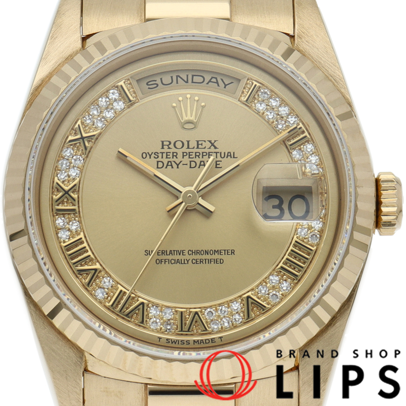 デイデイト ウォッチ ミリヤードダイヤ