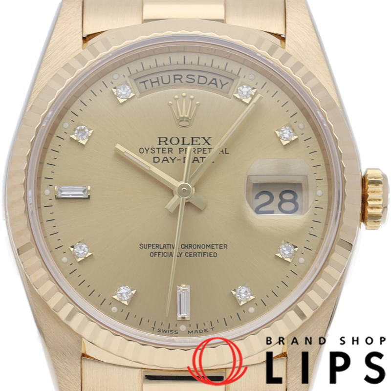 デイデイト ウォッチ 10Pダイヤ