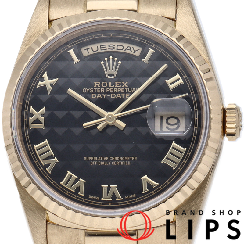 デイデイト ウォッチ ピラミッド メーカーOH済(保証期間中)