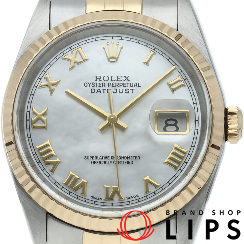 デイトジャスト メンズ時計 シェル