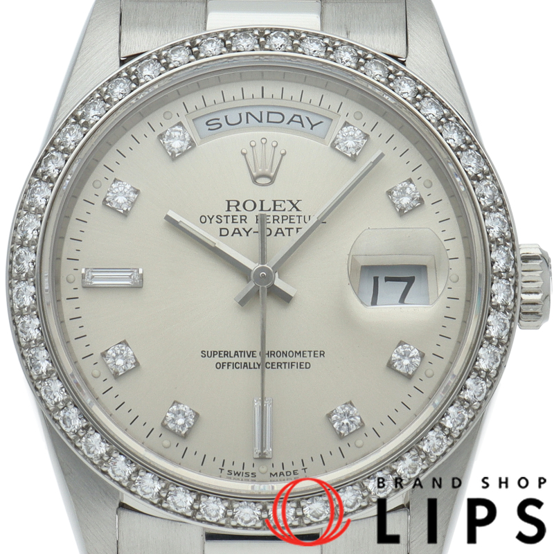 デイデイト ウォッチ ダイヤベゼル 10Pダイヤ