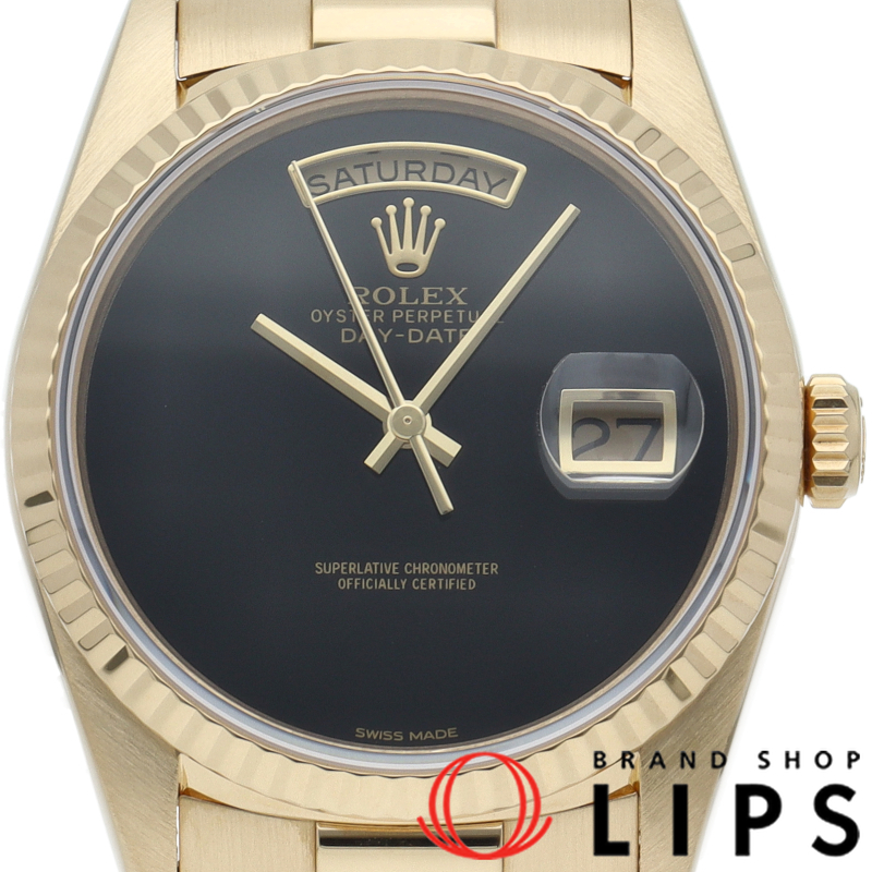 デイデイト ウォッチ オニキス文字盤 メーカーOH済(保証期間中)