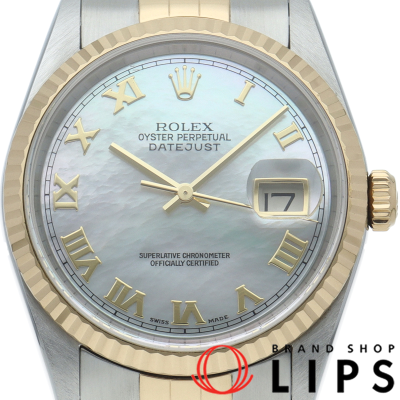 デイトジャスト メンズ時計 シェル