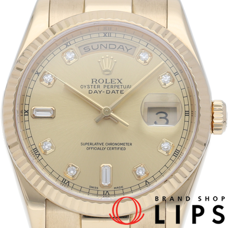 デイデイト 36 ウォッチ 10Pダイヤ