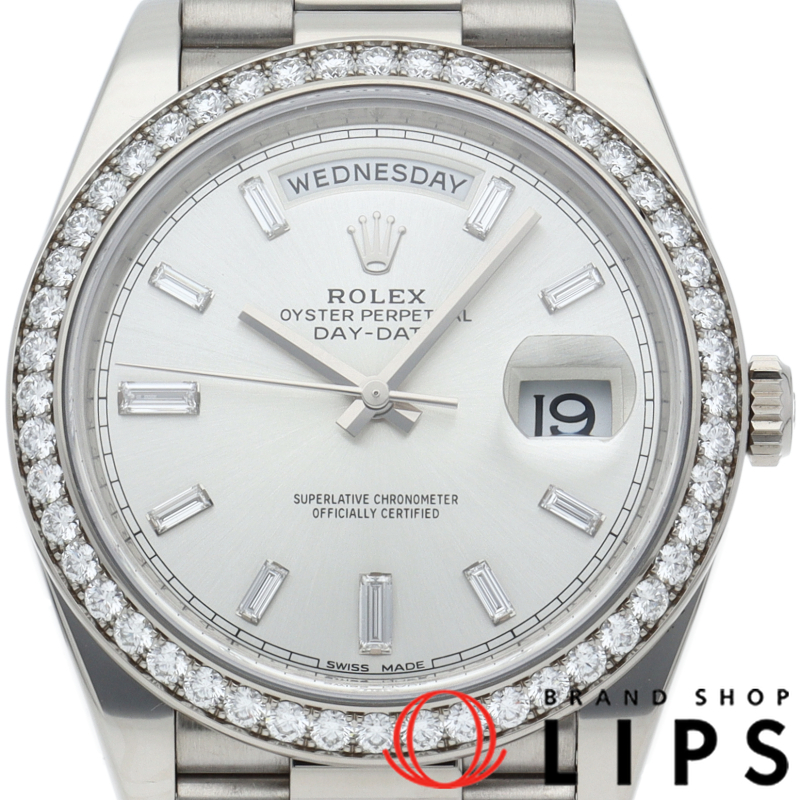 デイデイト 40 ウォッチ ダイヤベゼル 10Pバケットダイヤ