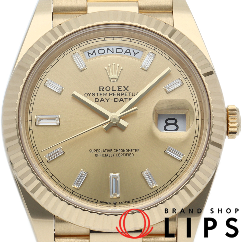 デイデイト40 ウォッチ 10Pバケットダイヤ