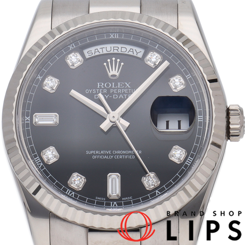 デイデイト 36 ウォッチ 10Pダイヤ 新型バックル