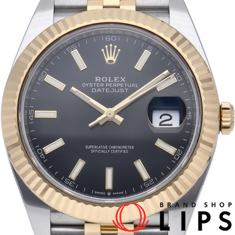 デイトジャスト41 メンズ時計 ジュビリー