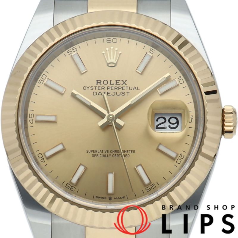 デイトジャスト41 メンズ時計 オイスター