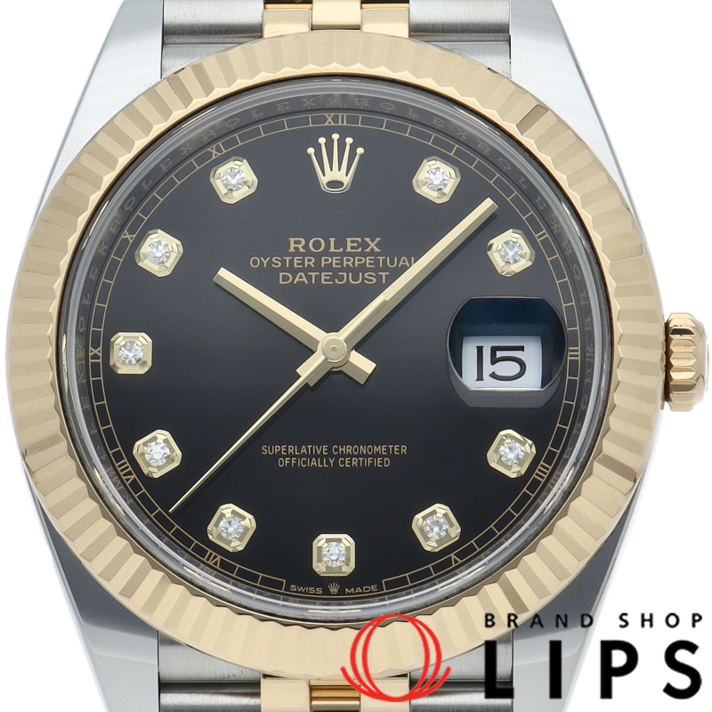 デイトジャスト41 メンズ時計 10Pダイヤ ジュビリー