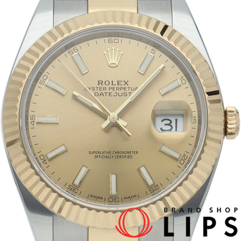 デイトジャスト41 メンズ時計 オイスター OH済