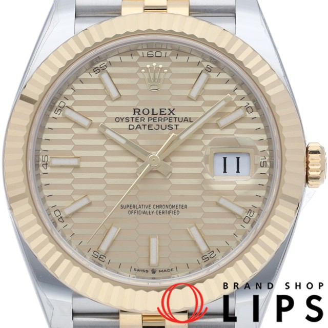 デイトジャスト 41 ジュビリー ゴールデン フルーテッド