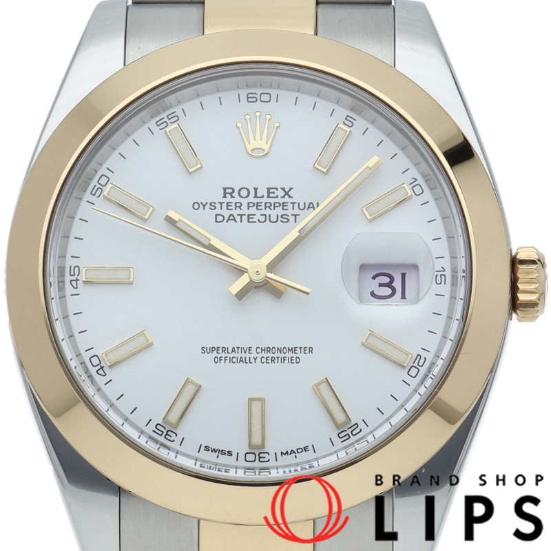 デイトジャスト41 メンズ時計 オイスター