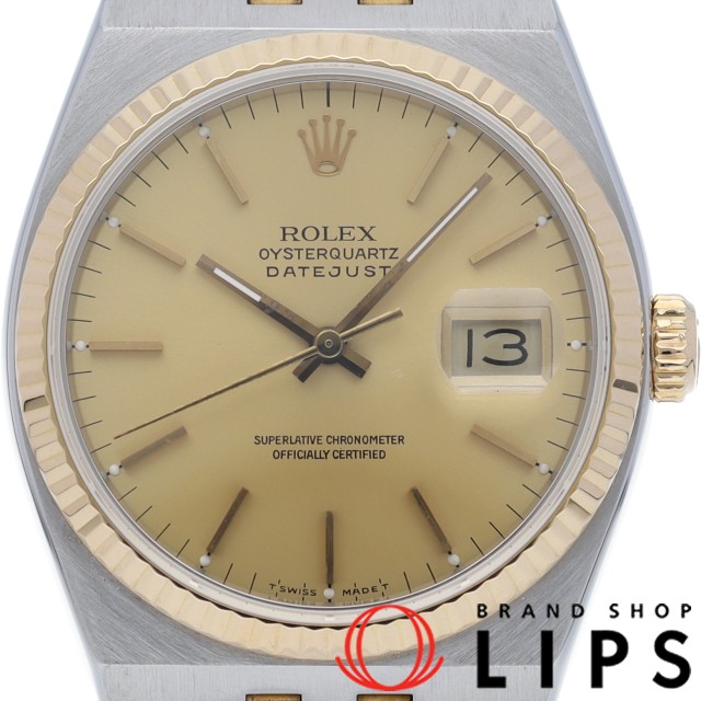 デイトジャスト メンズ時計 オイスター クォーツ