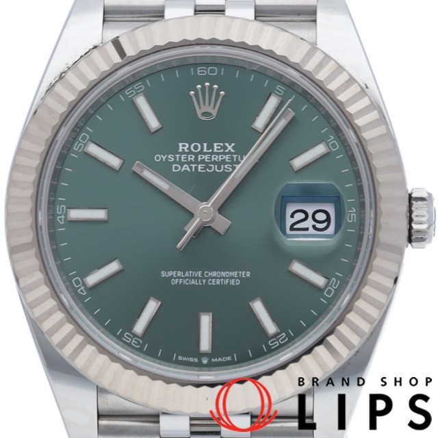 デイトジャスト 41 ジュビリー ミントグリーン