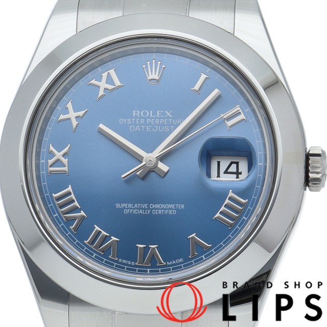 デイトジャスト 2 メンズ時計 ブルー