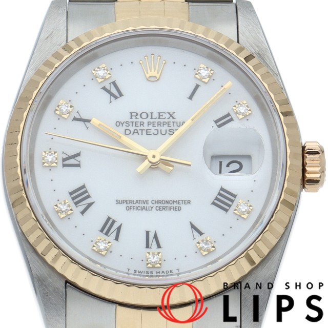 デイトジャスト メンズ時計 10Pダイヤ