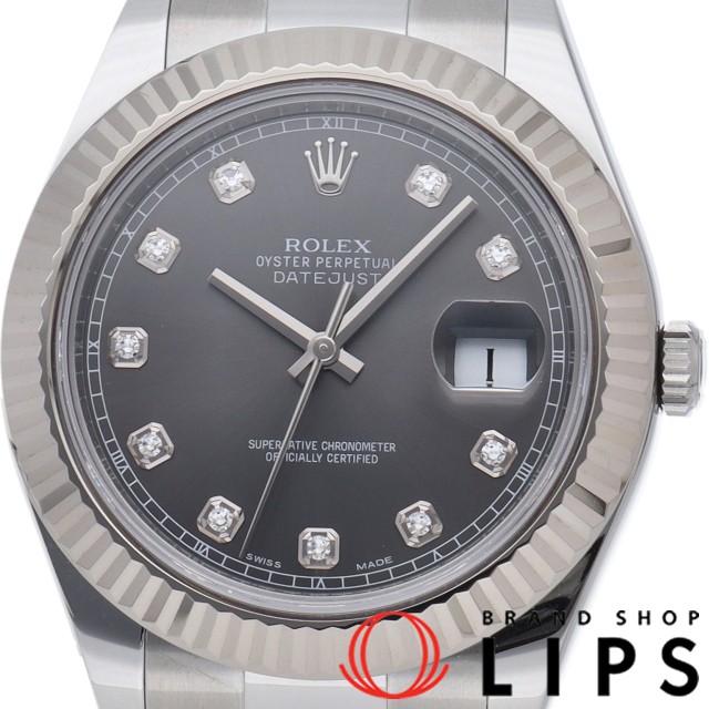 デイトジャスト 2 メンズ時計 10Pダイヤ