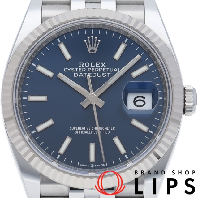 デイトジャスト 36 メンズ時計 ジュビリー ブルー