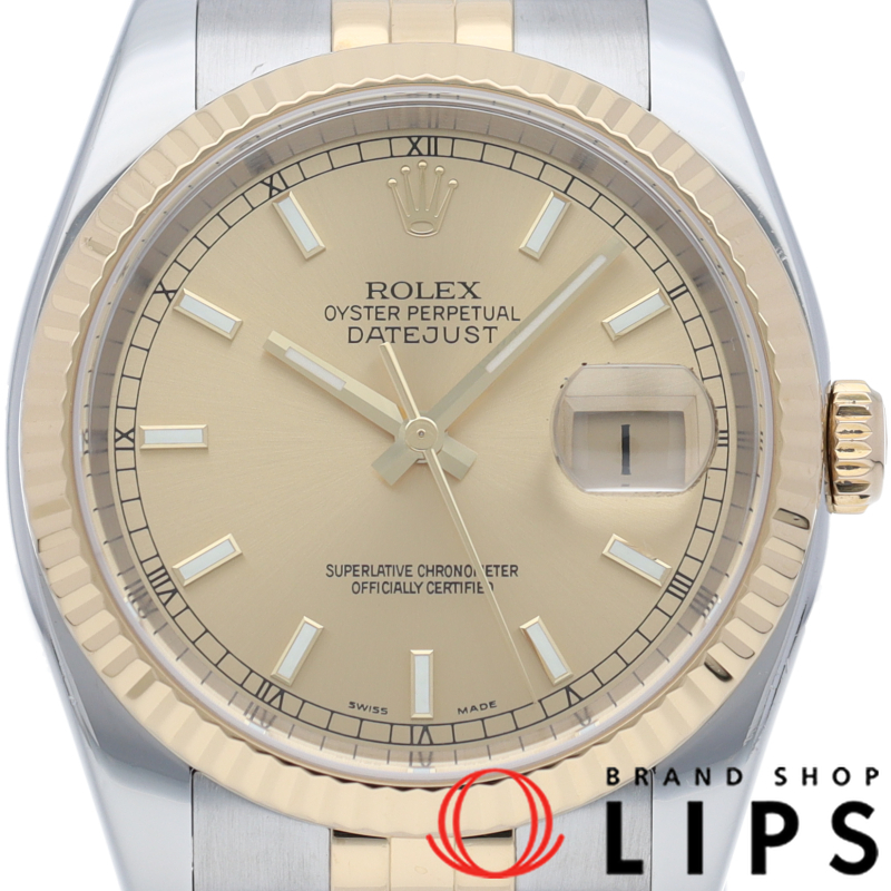 デイトジャスト 36 メンズ時計 OH済