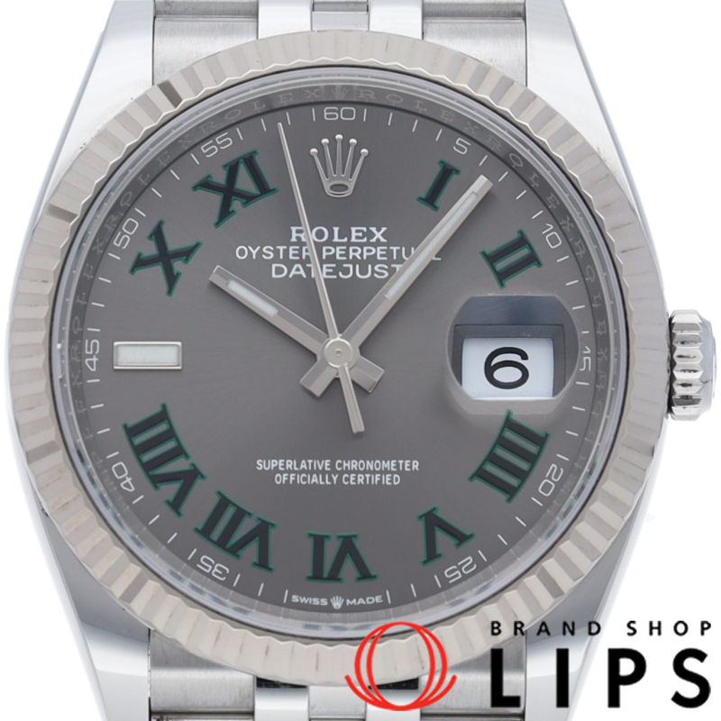 デイトジャスト 36 メンズ時計 ジュビリー スレートローマン ウィンブルドン