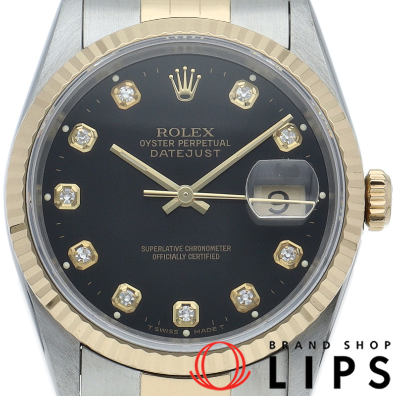 デイトジャスト メンズ時計 10Pダイヤ