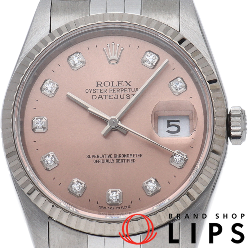 デイトジャスト メンズ時計 10Pダイヤ