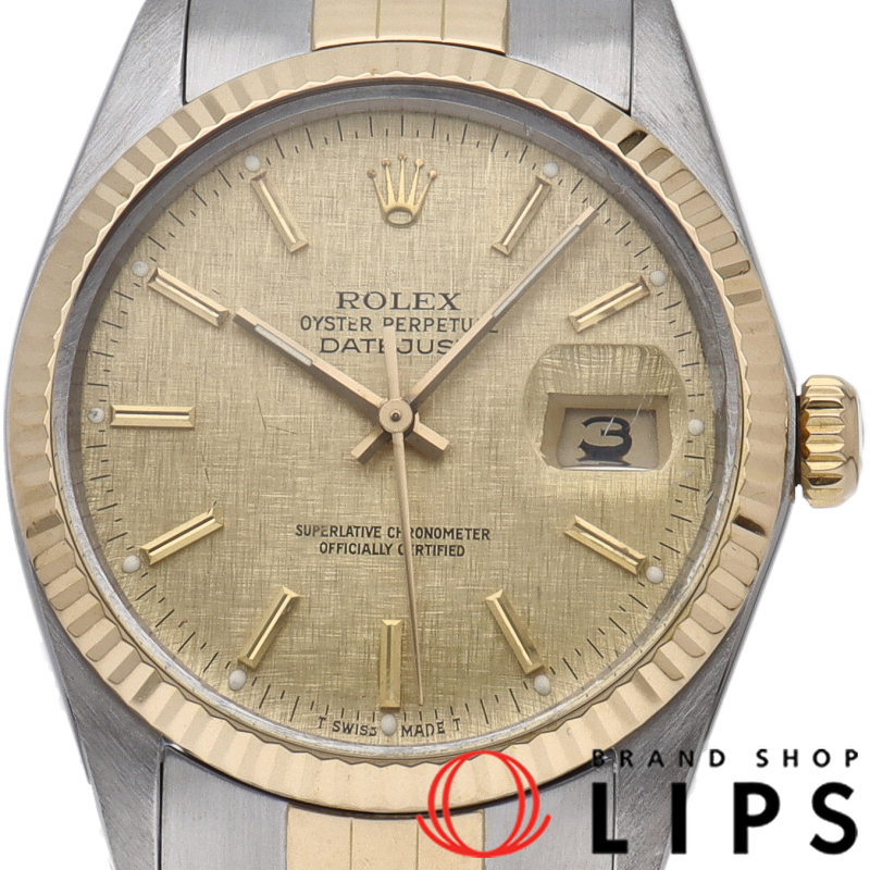 デイトジャスト メンズ時計 モザイク アンティーク OH済
