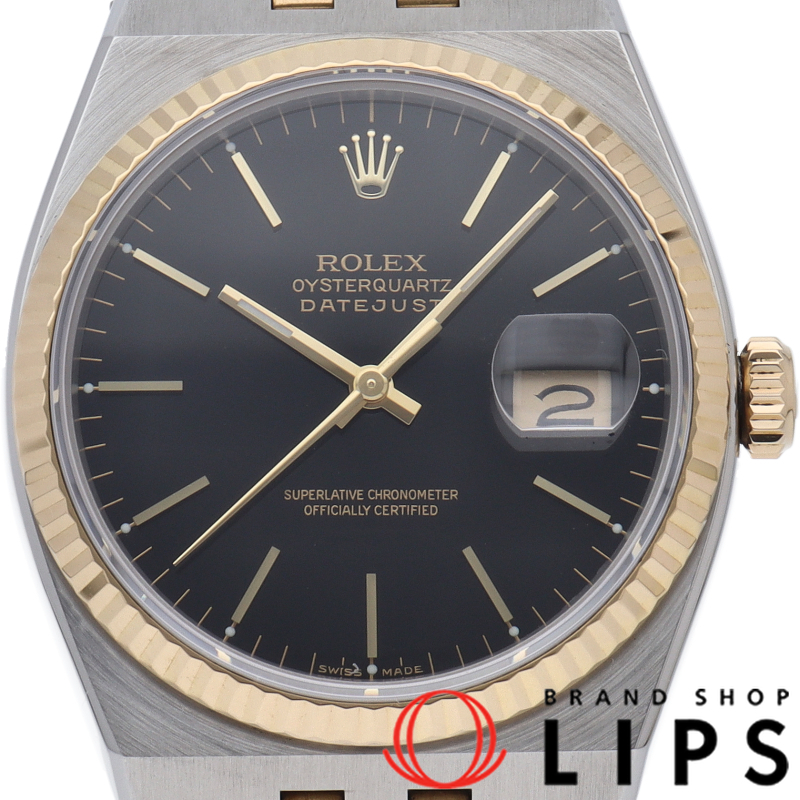 デイトジャスト メンズ時計 オイスター クォーツ