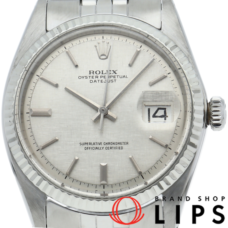 デイトジャスト メンズ時計 トリチウム モザイク アンティーク OH済