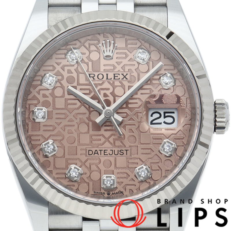 デイトジャスト 36 メンズ時計 10Pダイヤ ジュビリー コンピューター