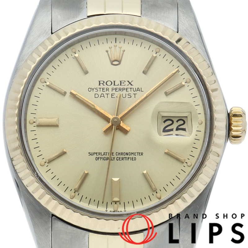 デイトジャスト メンズ時計 トリチウム アンティーク OH済