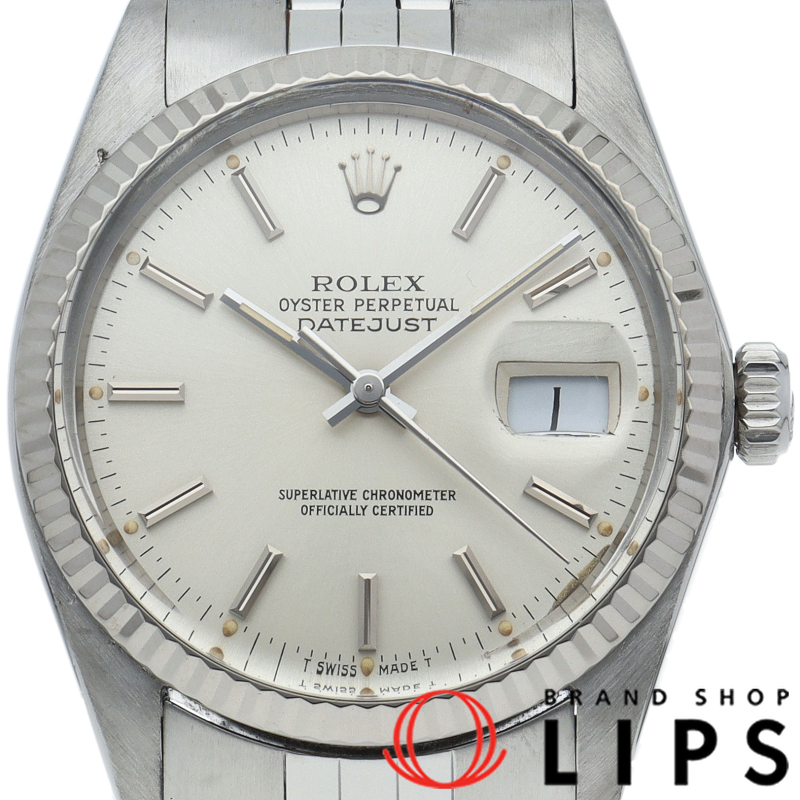 デイトジャスト メンズ時計 トリチウム アンティーク OH済