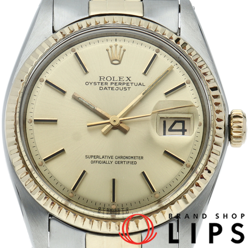 デイトジャスト メンズ時計 トリチウム センタースプリット アンティーク