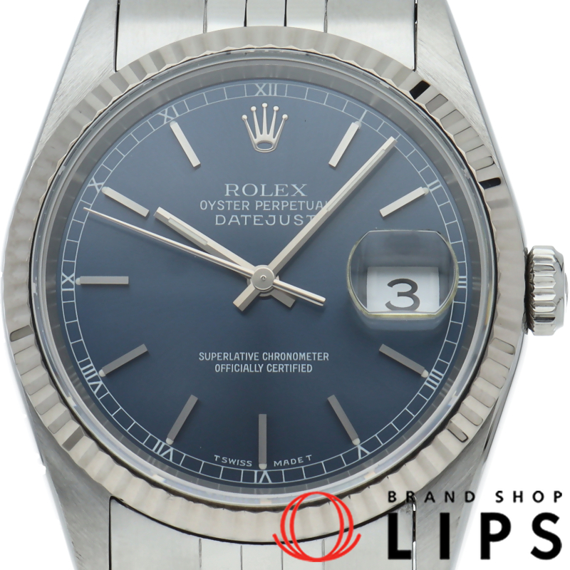 デイトジャスト メンズ時計 ブルー